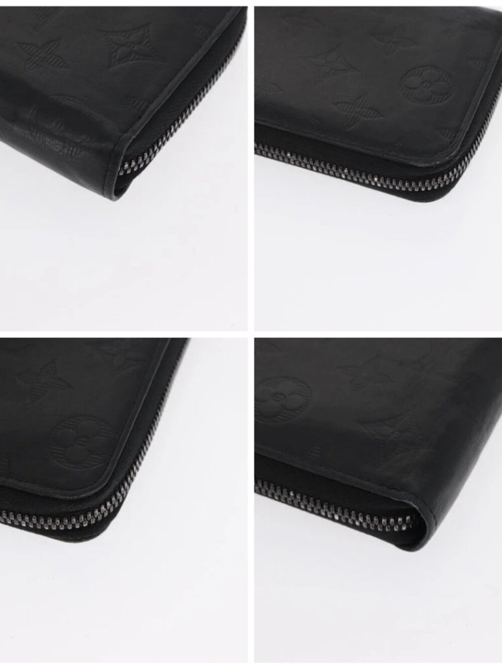 LOUIS VUITTON Monogram Shadow Zippy Wallet Vertical Black M62902 LV Auth BA9856 - Picture 16 of 16